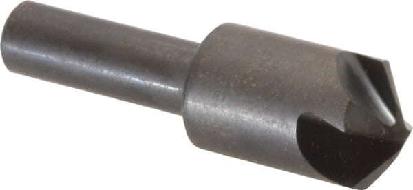 Hertel - 5/8" Head Diam, 3/8" Shank Diam, 4 Flute 110° High Speed Steel Countersink - Caliber Tooling