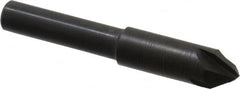 Hertel - 5/16" Head Diam, 1/4" Shank Diam, 4 Flute 60° High Speed Steel Countersink - Caliber Tooling