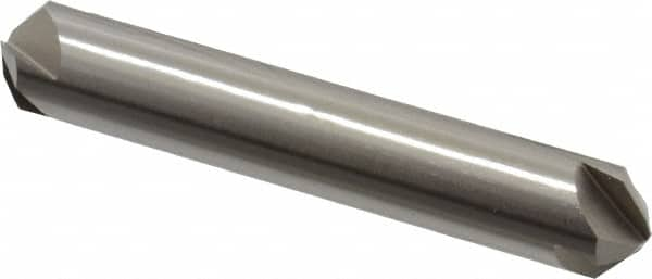 Hertel - 1/2" Head Diam, 1/2" Shank Diam, 4 Flute 100° High Speed Steel Countersink - Caliber Tooling