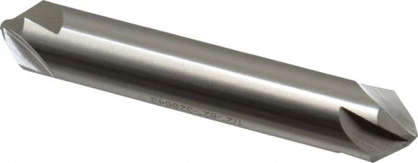 Hertel - 1/2" Head Diam, 1/2" Shank Diam, 4 Flute 82° High Speed Steel Countersink - Caliber Tooling