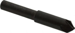 Hertel - 5/16" Head Diam, 1/4" Shank Diam, 4 Flute 82° High Speed Steel Countersink - Caliber Tooling