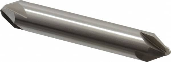 Hertel - 1/2" Head Diam, 1/2" Shank Diam, 4 Flute 60° High Speed Steel Countersink - Caliber Tooling