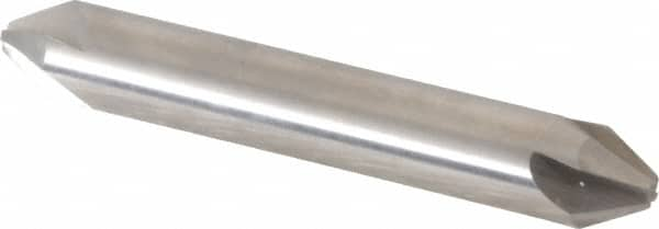 Hertel - 3/8" Head Diam, 3/8" Shank Diam, 4 Flute 60° High Speed Steel Countersink - Caliber Tooling