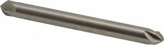 Hertel - 3/16" Head Diam, 3/16" Shank Diam, 4 Flute 82° High Speed Steel Countersink - Caliber Tooling