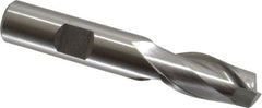 Hertel - 1/2", 2 Flute, Cobalt, 0.02" Corner Radius End Mill - 3" OAL, Right Hand Flute, 1" LOC, Right Hand Cut - Caliber Tooling