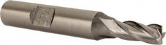 Hertel - 1/4", 4 Flute, Cobalt, 0.03" Corner Radius End Mill - 2-7/16" OAL, Right Hand Flute, 5/8" LOC, Right Hand Cut - Caliber Tooling