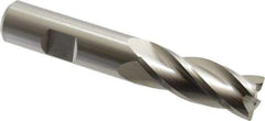 Hertel - 5/8", 4 Flute, Cobalt, 0.03" Corner Radius End Mill - 3-3/4" OAL, Right Hand Flute, 1-5/8" LOC, Right Hand Cut - Caliber Tooling