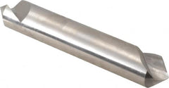 Hertel - 1/2" Head Diam, 1/2" Shank Diam, 1 Flute 100° High Speed Steel Countersink - Caliber Tooling