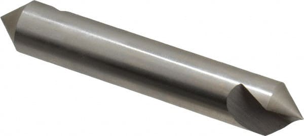 Hertel - 1/2" Head Diam, 1/2" Shank Diam, 1 Flute 82° High Speed Steel Countersink - Caliber Tooling