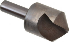 Hertel - 1-1/4" Head Diam, 1/2" Shank Diam, 1 Flute 100° High Speed Steel Countersink - Caliber Tooling