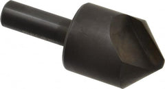 Hertel - 1-1/4" Head Diam, 1/2" Shank Diam, 1 Flute 90° High Speed Steel Countersink - Caliber Tooling