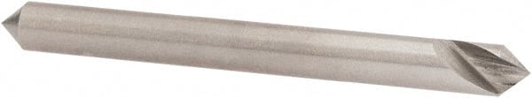 Hertel - 3/16" Head Diam, 3/16" Shank Diam, 1 Flute 82° High Speed Steel Countersink - Caliber Tooling