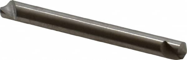 Hertel - 3/16" Head Diam, 3/16" Shank Diam, 1 Flute 120° High Speed Steel Countersink - Caliber Tooling