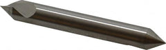 Hertel - 1/4" Head Diam, 1/4" Shank Diam, 1 Flute 60° High Speed Steel Countersink - Caliber Tooling