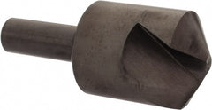 Hertel - 1-1/4" Head Diam, 1/2" Shank Diam, 1 Flute 120° High Speed Steel Countersink - Caliber Tooling