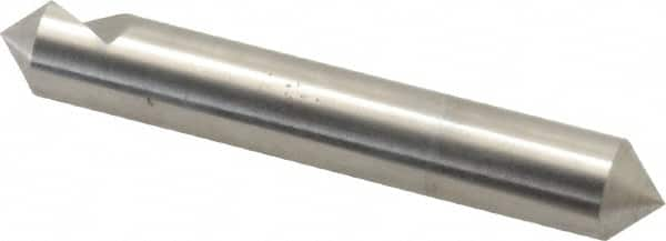 Hertel - 3/8" Head Diam, 3/8" Shank Diam, 1 Flute 90° High Speed Steel Countersink - Caliber Tooling