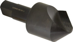 Hertel - 1-1/2" Head Diam, 3/4" Shank Diam, 1 Flute 90° High Speed Steel Countersink - Caliber Tooling