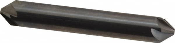 Hertel - 3/8" Head Diam, 3/8" Shank Diam, 6 Flute 82° Solid Carbide Countersink - Caliber Tooling