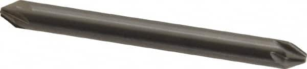 Hertel - 3/16" Head Diam, 3/16" Shank Diam, 6 Flute 60° Solid Carbide Countersink - Caliber Tooling