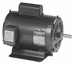 Baldor - 1-1/2 Max hp, 1,725 Max RPM, Electric AC DC Motor - 115, 208, 230 V Input, Single Phase, 145T Frame - Caliber Tooling