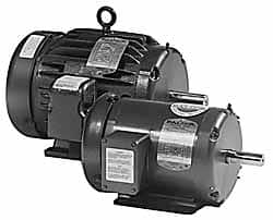 Baldor - 1/3 Max hp, 1,725 Max RPM, Electric AC DC Motor - 208, 230, 460 V Input, Three Phase, 56 Frame - Caliber Tooling