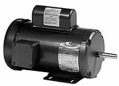 Baldor - 1-1/2 Max hp, 1,725 Max RPM, Electric AC DC Motor - 115, 208, 230 V Input, Single Phase, 56H Frame - Caliber Tooling