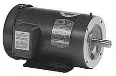 Baldor - 3/4 Max hp, 1,725 Max RPM, Electric AC DC Motor - 208, 230, 460 V Input, Three Phase, 56C Frame - Caliber Tooling