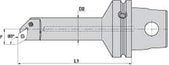 Kennametal - Right Hand Cut, Size KM63, DN.. Insert Compatiblity, Internal Modular Turning & Profiling Cutting Unit Head - 17mm Ctr to Cutting Edge, 125mm Head Length, Through Coolant, Series Kenlever - Caliber Tooling