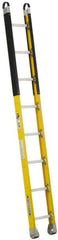 Werner - 10' High, Type IA Rating, Aluminum Extension Ladder - 375 Lb Capacity - Caliber Tooling