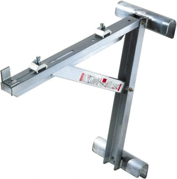 Werner - 2 Rung Short Body Ladder Jack - Accept Stages up to 14" Wide, & for Use with 250 & 300 lb. Type 1A Extension Ladders - Caliber Tooling