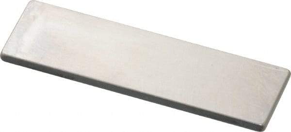 Mitutoyo - 0.05" Rectangular Steel Gage Block - Accuracy Grade AS-1, Includes Certificate of Inspection - Caliber Tooling