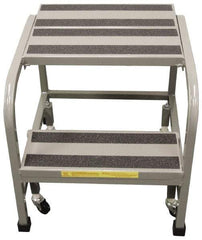 PW Platforms - 4 Step Stand - Office Mobile Stand, 300 Lb Capacity, 40" Platform Height, 20" Base Width x 33" Base Depth - Caliber Tooling