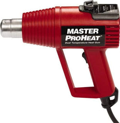 Master Appliance - 500 to 1,000°F Heat Setting, 16 CFM Air Flow, Heat Gun - 120 Volts, 11 Amps, 1,300 Watts, 6' Cord Length - Caliber Tooling