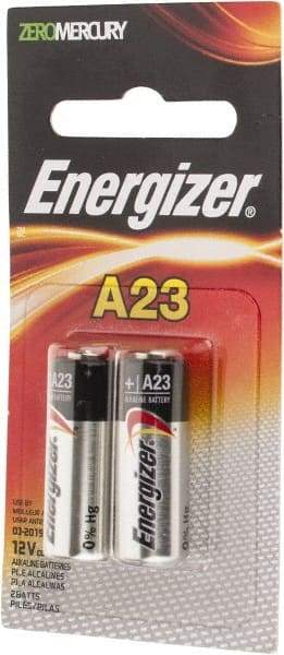 Energizer - Size A23, Alkaline, 2 Pack, Standard Battery - 12 Volts, ANSI Regulated - Caliber Tooling