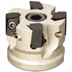 Tungaloy - 2-1/2" Cut Diam, 3/4" Arbor Hole Diam, Indexable Square-Shoulder Face Mill - Caliber Tooling