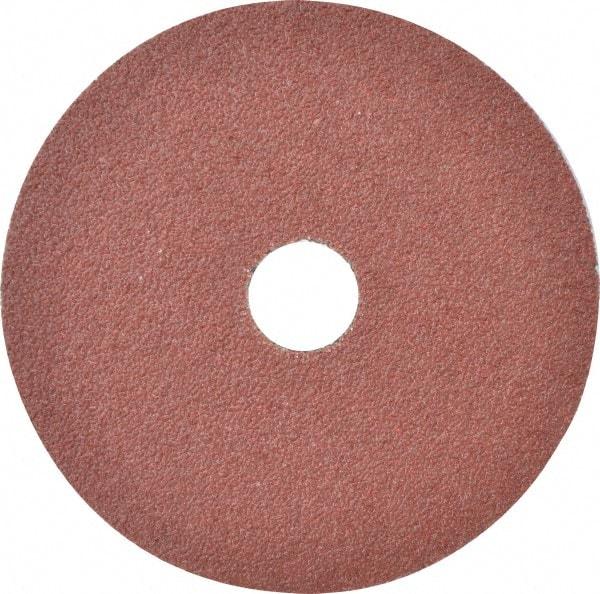 Camel Grinding Wheels - 5" Diam 7/8" Hole 36 Grit Fiber Disc - Very Coarse Grade, Aluminum Oxide, 12,200 Max RPM - Caliber Tooling