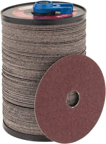 Camel Grinding Wheels - 5" Diam 7/8" Hole 50 Grit Fiber Disc - Coarse Grade, Aluminum Oxide, 12,200 Max RPM - Caliber Tooling