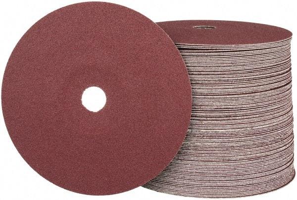 Camel Grinding Wheels - 7" Diam 7/8" Hole 80 Grit Fiber Disc - Medium Grade, Aluminum Oxide, 8,600 Max RPM - Caliber Tooling