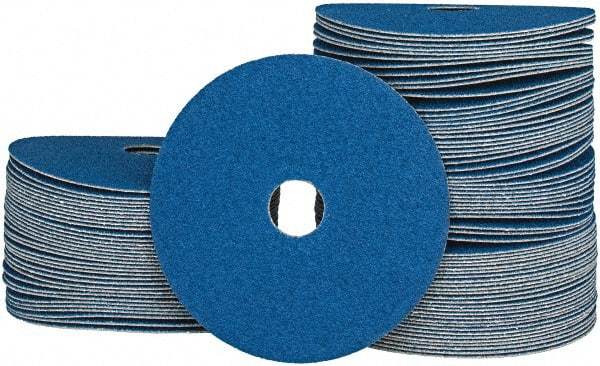 Camel Grinding Wheels - 5" Diam 7/8" Hole 50 Grit Fiber Disc - Coarse Grade, Zirconia Alumina, 12,200 Max RPM - Caliber Tooling