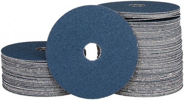 Camel Grinding Wheels - 5" Diam 7/8" Hole 60 Grit Fiber Disc - Medium Grade, Zirconia Alumina, 12,200 Max RPM - Caliber Tooling