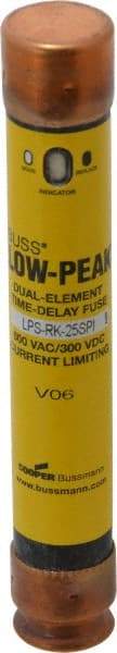 Cooper Bussmann - 300 VDC, 600 VAC, 25 Amp, Time Delay General Purpose Fuse - Fuse Holder Mount, 127mm OAL, 100 at DC, 300 at AC (RMS) kA Rating, 13/16" Diam - Caliber Tooling