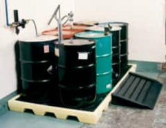 Enpac - 77 Gal Sump, 8,000 Lb Capacity, 8 Drum, Plastic Spill Deck or Pallet - 100" Long x 53-1/4" Wide x 6" High - Caliber Tooling