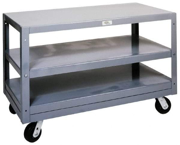 Made in USA - 36" Long x 24" Wide, Cart Extra Tray - Steel - Caliber Tooling