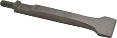 Made in USA - 1-3/8" Head Width, 7" OAL, 1/2" Shank Diam, Scaling Chisel - Square Drive, Square Shank, Alloy Steel - Caliber Tooling