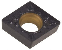 Kennametal - CCMT32.52 MP Grade KCP10 Carbide Turning Insert - TiCN/Al2O3 Finish, 80° Diamond, 3/8" Inscr Circle, 5/32" Thick, 1/32" Corner Radius - Caliber Tooling