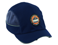 Skullerz® 8960 Bump Cap with LED Lighting Technology Short Brim- Navy - Caliber Tooling