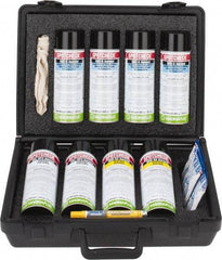 Magnaflux - Crack Detection Kit and Components - SK816, Eight 16 Ounce Cans - Exact Industrial Supply