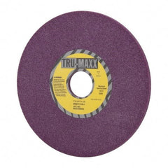 Tru-Maxx - 7" Diam x 1-1/4" Hole x 1/4" Thick, J Hardness, 46 Grit Surface Grinding Wheel - Aluminum Oxide, Type 1, Coarse Grade, 3,600 Max RPM, No Recess - Caliber Tooling