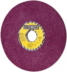 Tru-Maxx - 8" Diam x 1-1/4" Hole x 1/2" Thick, G Hardness, 46 Grit Surface Grinding Wheel - Aluminum Oxide, Type 1, Coarse Grade, 3,105 Max RPM, No Recess - Caliber Tooling