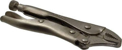 Paramount - 5" OAL Curved Jaw Locking Pliers - 1-1/8" Jaw Opening, Standard Handle - Caliber Tooling